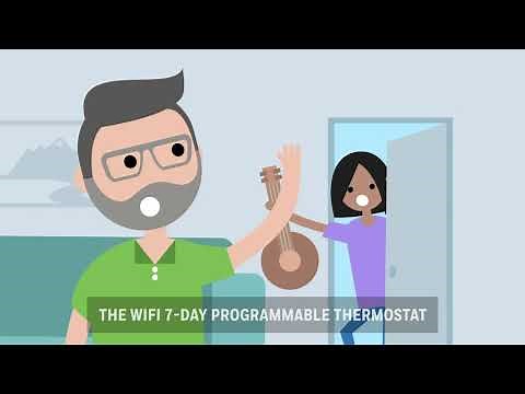 WiFi 7-Day Programmable Thermostat