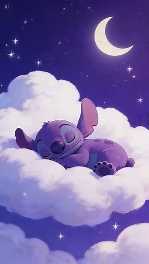 Soothing Lullaby Music for Sleep 🐾 Stitch's Baby Lullaby Deep rest, relax your mind & energy #4