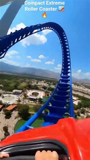 Compact Extreme Roller Coaster 🎢🔥 #ExtremeCoaster #HighIntensity #ThrillRide #Adrenaline