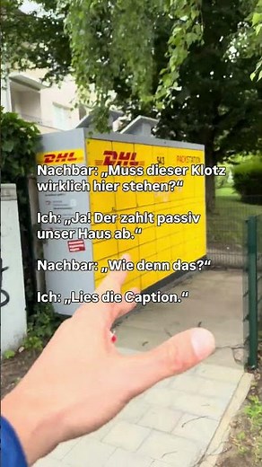 Passives Einkommen mit einer dhl packstation