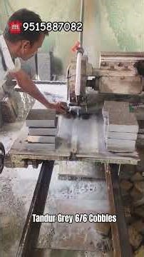 tandur Grey Cobbles premium Quality 💯 A-one Stone's 👑 ☎️ 9515887082 #greycobbles #cobbles #tandurstn