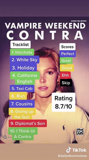 Vampire Weekend: Analyzing the Evolution in Contra
