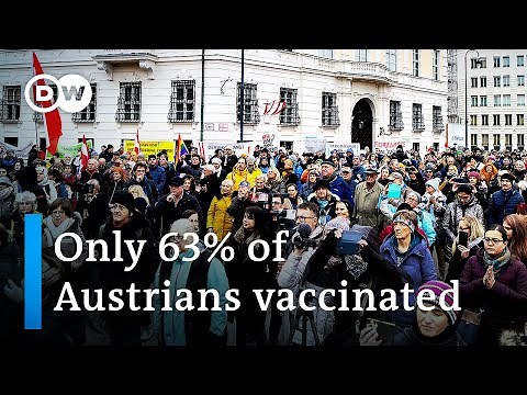 Thousands protest Austria's COVID lockdown for the unvaccinated | DW News