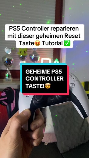 Geheime PS5 Controller Taste - Reparatur und Reset Tutorial
