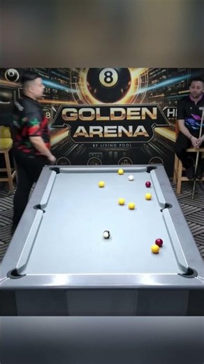 البطل lahcen Chrif يستعرض العضلات أمام لاعب جزائري #billiards #bestshot #ultimatepool #wpa