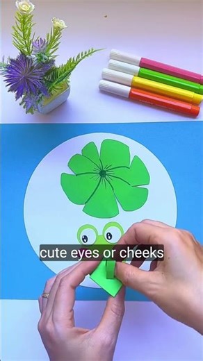 let's make DIY frog 🐸😁 #vlog #diy #colourpapercraft #craft #artcraft #art #cristmasdecor #diyproject