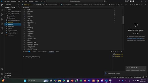 Today I’m excited to share one of my recent AI projects: a real-time object detection system with voice feedback, built in Python.🎯 Goal  My main goal was to build a simple, accessible tool that… | Mohamed abdlwahed | 12 comments