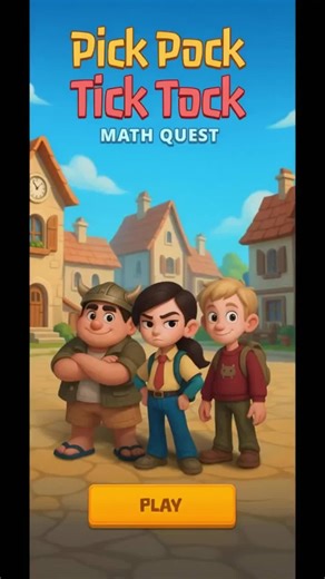 Pick Pock, Tick Tock on Instagram: "Multiplayer Math Showdown Battle friends using pure brain power. 📲 Download now Android: https://play.google.com/store/apps/details?id=com.TikTockPickPock.MathQuest&pcampaignid=web_share iOS: https://apps.apple.com/us/app/pick-pock-tick-tock-math-quest/id6756659432"