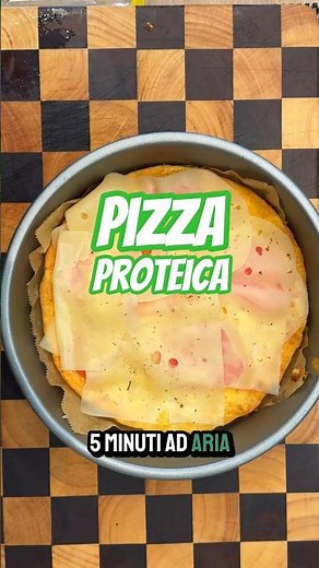 Pizza Proteica in Friggitrice ad Aria 🍕 | Facile, Veloce e Fit