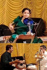 216K views · 4.5K reactions | Indian Classical Music - Carnatic Instrumental Duet - Violin Student - Parvathy Dileep | Unique Music World | Facebook