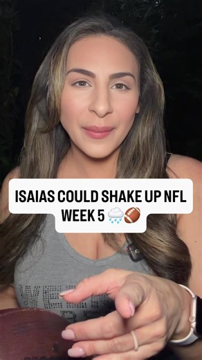 ISAIAS NFL WEEK 5 🌧️🏈 Could the weather shake up your picks this weekend? I’m breaking down the game-time forecasts for Texans vs. Titans, Giants vs. Commanders, and 49ers vs. Seahawks, plus the player props I’m watching. 👀 Check the weather before you lock in those picks! #NFLWeek5 #NFLWeather #Isaias #NFLPicks #FootballPicks