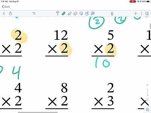 Math-Drills: Multiplying by 2