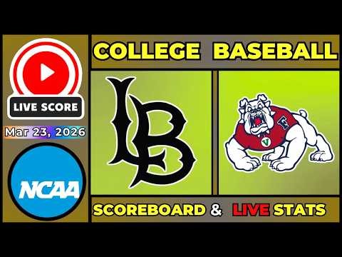 🔴 Long Beach State vs Fresno State Bulldogs LIVE | 2026 NCAA Baseball | 3/24/26 | FULL SCOREBOARD