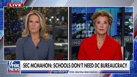 Secretary McMahon describes future plans for federal US education responsibilities