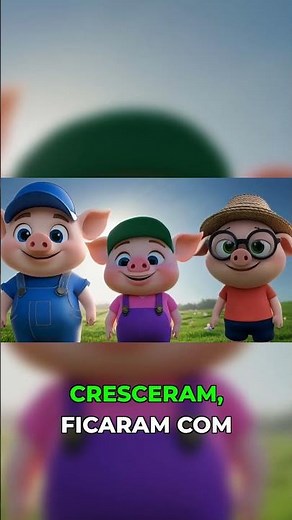 The Three Little Pigs | 3D Story