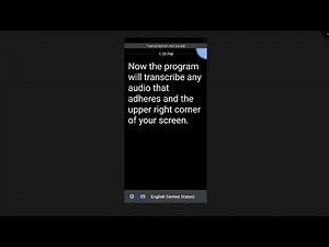 Google Live Transcribe App for Android