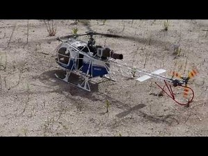 RC SA315B LAMA Cargo Sling Operation