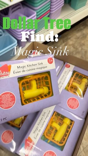 Who has tried these dollar tree magic sinks? And what do you think- hit or not? I think for $1.25 it’s not BAD, but also it’s $1.25 and feels like it 😂 #dollartree #dollartreefinds #toys #kidtoys #dollartreehaul | Celena Kinsey