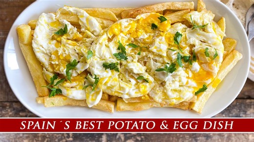 The iconic Spanish huevos estrellados from Casa Lucio in Madrid