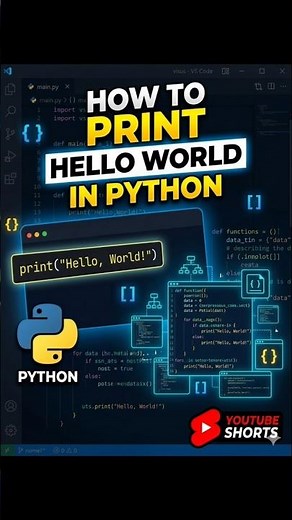How to Print ("Hello world") in python ?