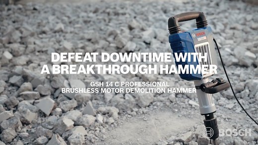 #Powertools Bosch's newly launched GSH 14 C Professional Brushless Motorless Demolition Hammer delivers high-impact force and impact speed for breaking masonry, asphalt, and concrete. Experience hassle free demolition and less user fatigue from vibration due to vibration control. The Human Machine Interface [HMI] and connectivity make it easier to understand the tool usage and plan preventive maintenance to avoid unexpected downtime. Bosch's patented brushless motor technologies and Auto-Gear- R