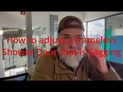 Fix Your Shower Door in Under 5 min: Sagging Frameless Door