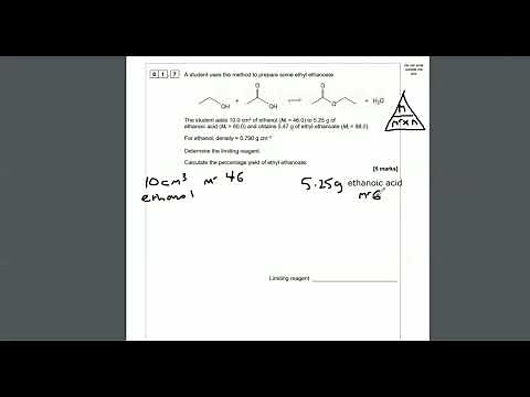 A -Level Chemistry Paper 3 2023 AQA Full walk through