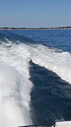 Crossing the lake by ferry!
