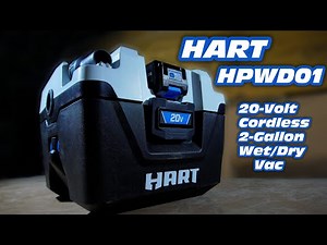 Review Hart HPWD01B 20v Wet Dry Vac