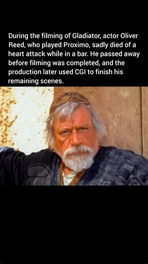 Gladiator had to use CGI after this actor died.