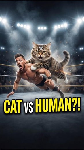 Cat vs Human Wrestling?! 🐱💥 (You Won’t Believe This)