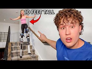 I Wore Stilts for a Day! (Terrifying)
