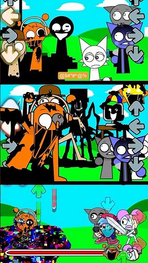 FNF Vs ALL Pibby Sprunki // Corrupted Incredibox Sprunki #sprunki #fnf #incredibox