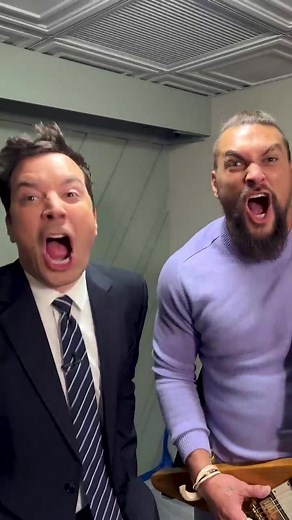 @Jason Momoa actually does cuss a little. #FallonTonight