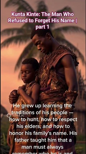 Kunta Kinte: The Man Who Refused to Forget His Name | True Story of Slavery#goviral #shorts #ai