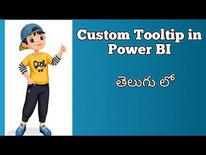 Custom Tooltip in Power BI | Explained in Telugu | Power BI Telugu Tutorial