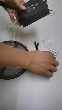 Installation and operation video of solar powered led strip light