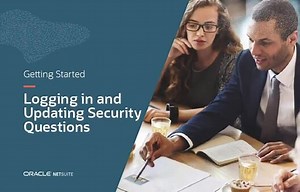 Logging in and Updating Security Questions