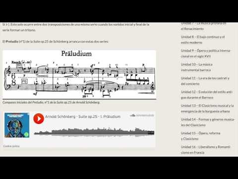 El dodecafonismo de Arnold Schönberg