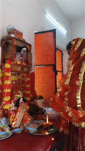 Maiya Ka Chola Hai Rangla 🙏#navratri #navratrispecial #bhajan #matarani #durgapuja #jaimatadi #viral