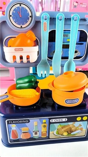 Satisfying with Unboxing & Review Miniature Kitchen Set | ASMR Video no music #asmrtoys #minitoys