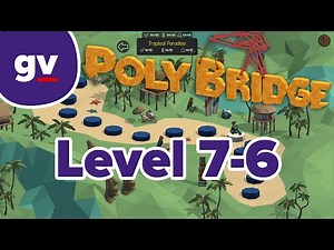 Poly Bridge 7-6: Tight Fit (Solution)