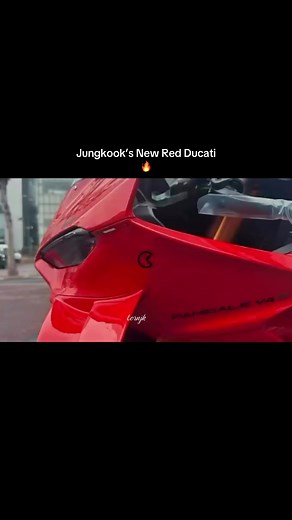 Jungkook’s Red Ducati Bike.Taekook ride?! @mnijungkook 🔥#jungkook #taehyung #bts #trending #fyp