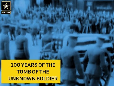 WWI Historic footage of the Tomb of the Unknown Soldier: Part 1