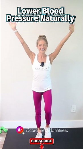Lower Blood Pressure Naturally Full Body Workout #carolinejordan