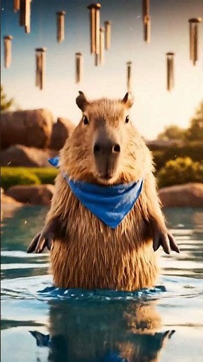 Capybara Echo Pulse — Loop Into the Beat 💫🐹🌊 #Loop #Cute #Rhythm