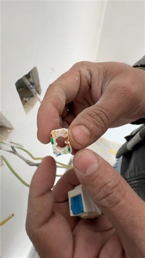 RJ45 data cable color code⚡️#cable #rj45 #elactrical #data #wifi #telephone #shorts