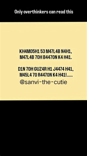 only overthinkers can read