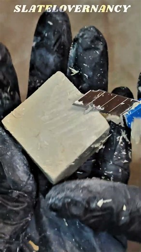 Wet Cleaning White Slate Items #slateitems #slatecubes #slatebar #slateitemswetcleaning #shorts