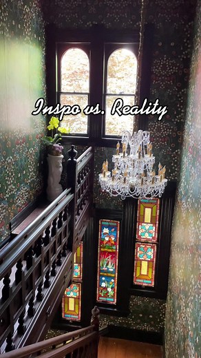 Dark Victorian Foyer Interior Design Project